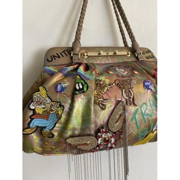 valentino w large customized applique and artwork - Picture 8 of 12